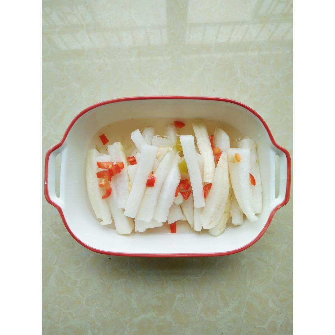 酸甜脆爽腌萝卜