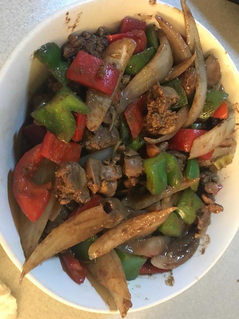 爆炒鸡肝