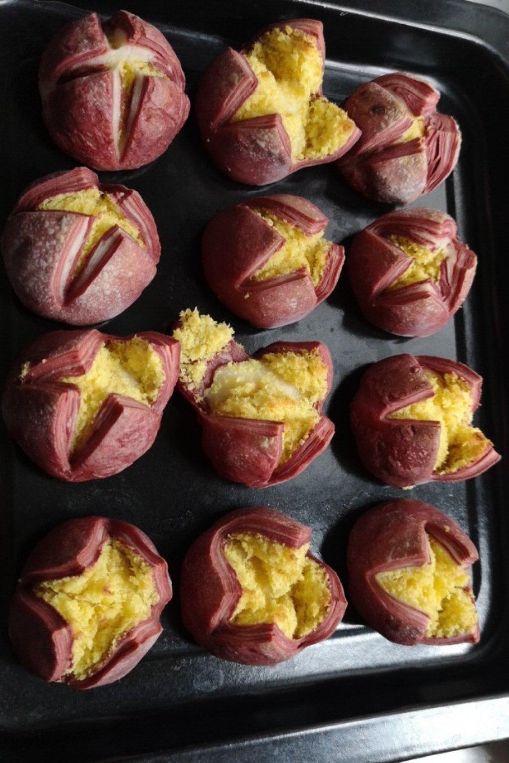 肉松椰蓉开口酥（蛋黄酥也适用此方）