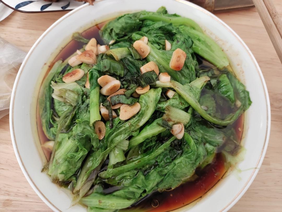 白灼生菜