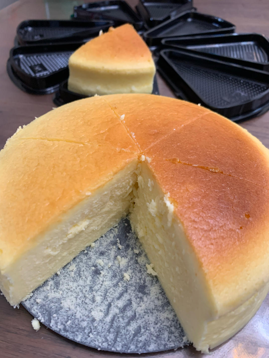 轻乳酪芝士蛋糕6寸#皮黑森林#