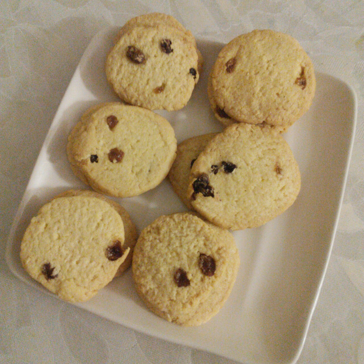 椰丝葡萄干饼干