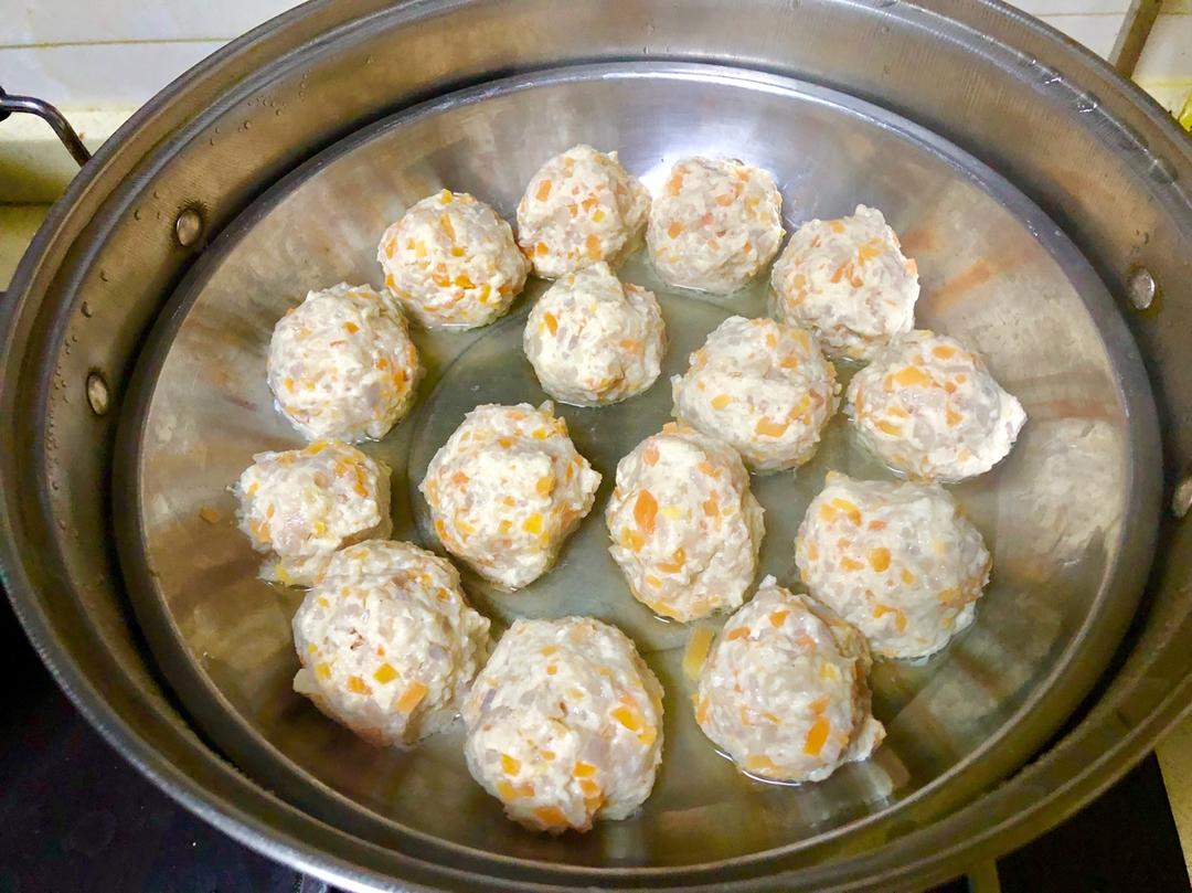 清蒸鸡胸肉丸子（减脂版）