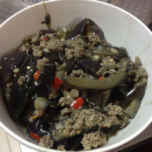 茄子烧肉