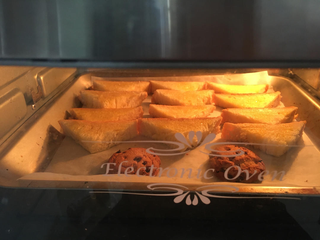 奶香蜂蜜烤吐司片