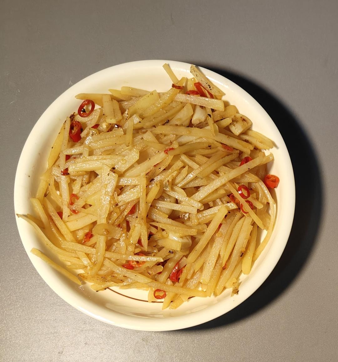 超级无敌下饭菜～酸辣土豆丝