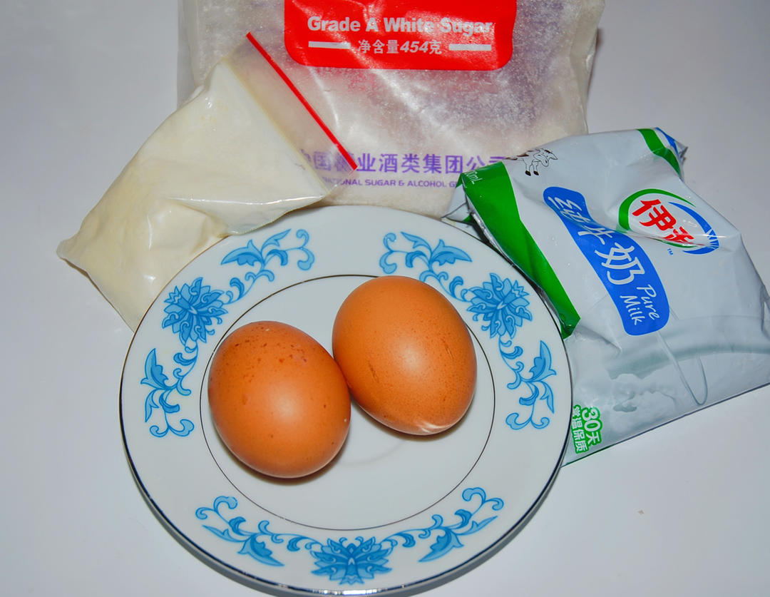 纯奶手撕吐司的做法 步骤1