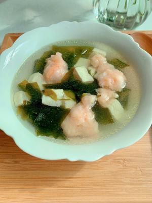 海带苗豆腐虾滑汤的做法 步骤10