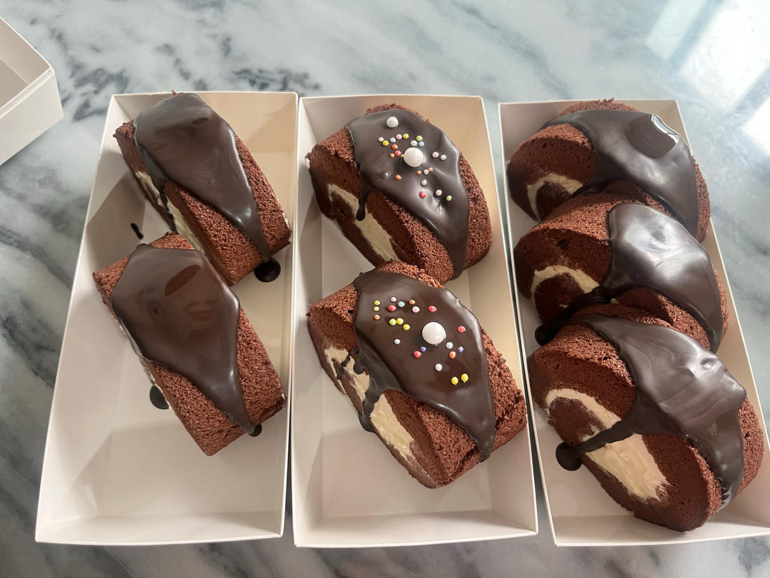 私房爆单🔥可可蛋糕卷丨不消泡卷不裂的配方分享