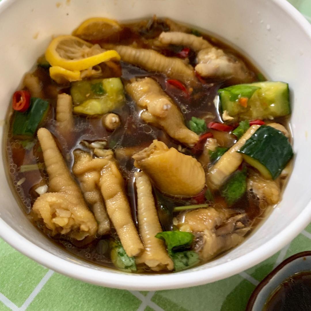 网红凉拌柠檬凤爪