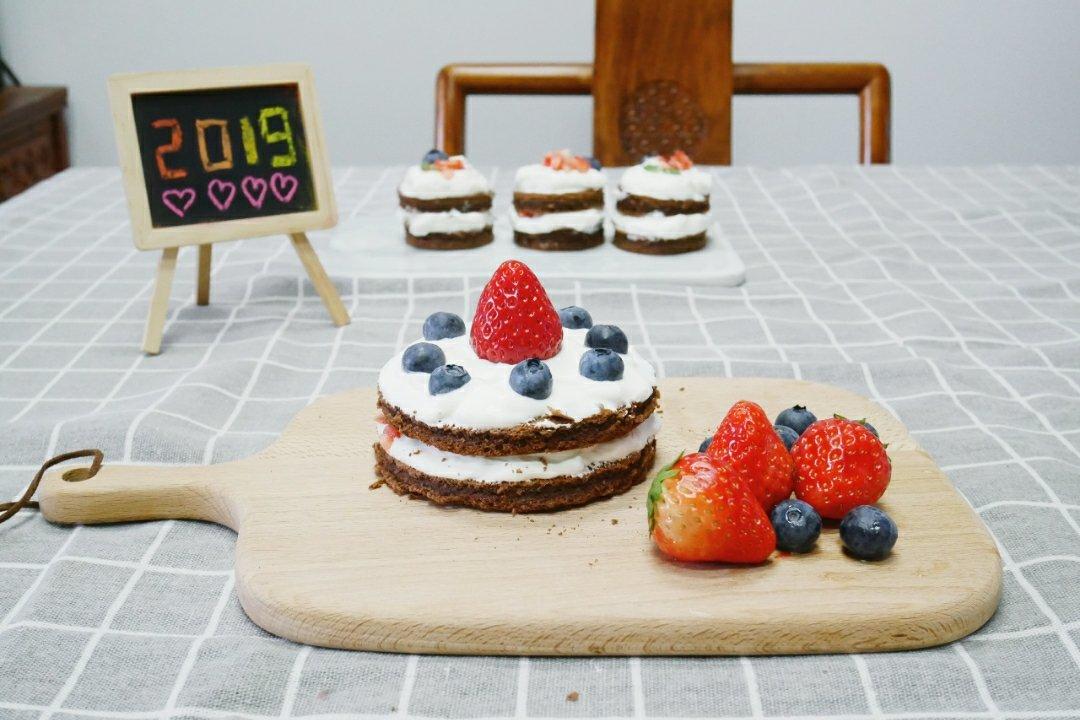 水果巧克力小蛋糕