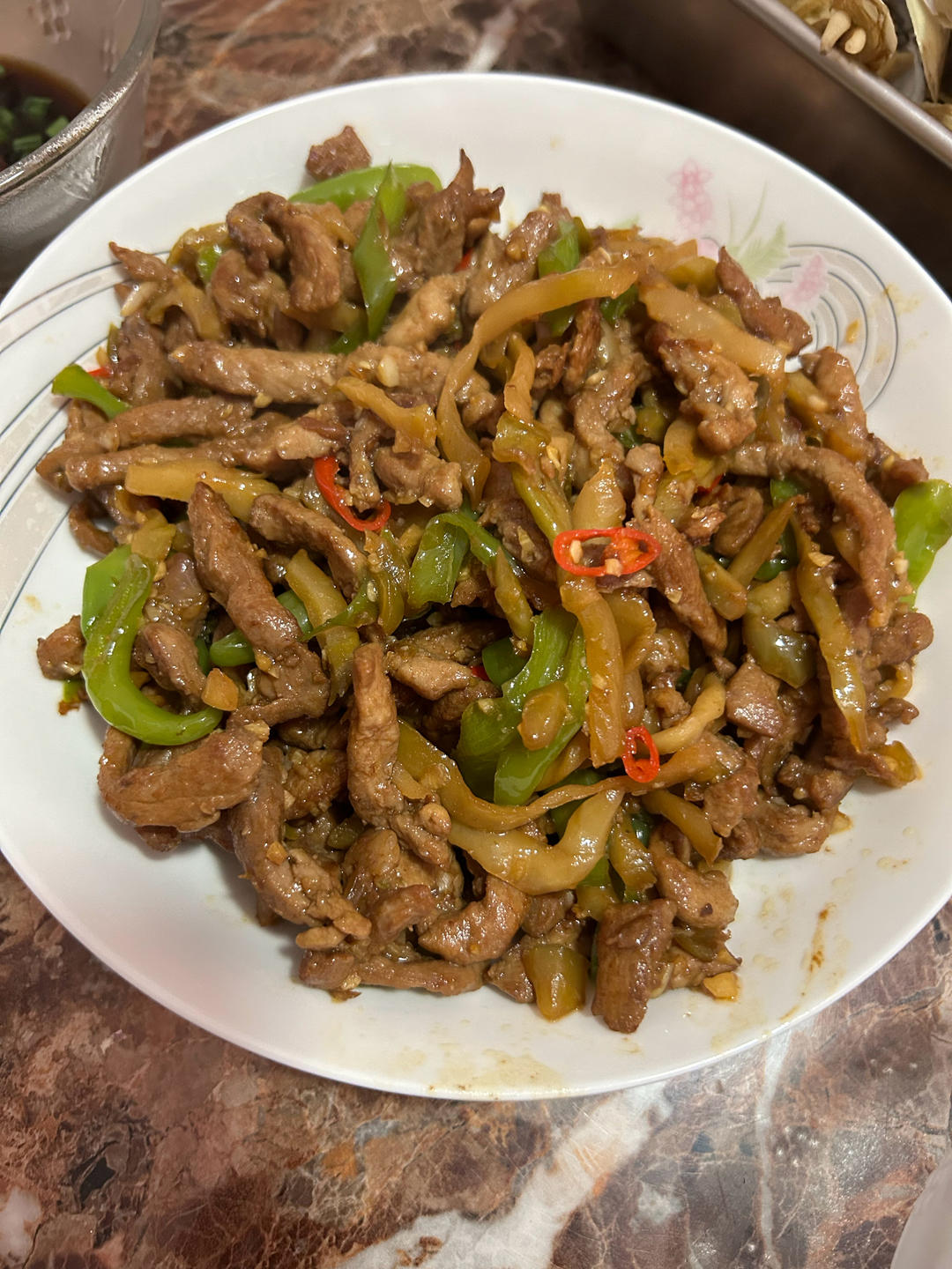 榨菜炒肉丝