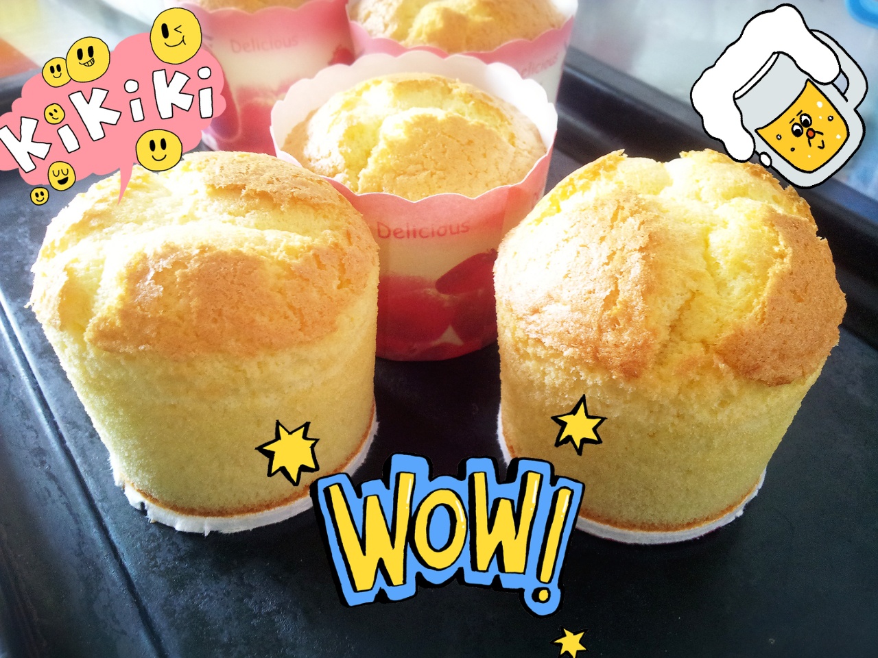 无水无油老式脆皮蛋糕