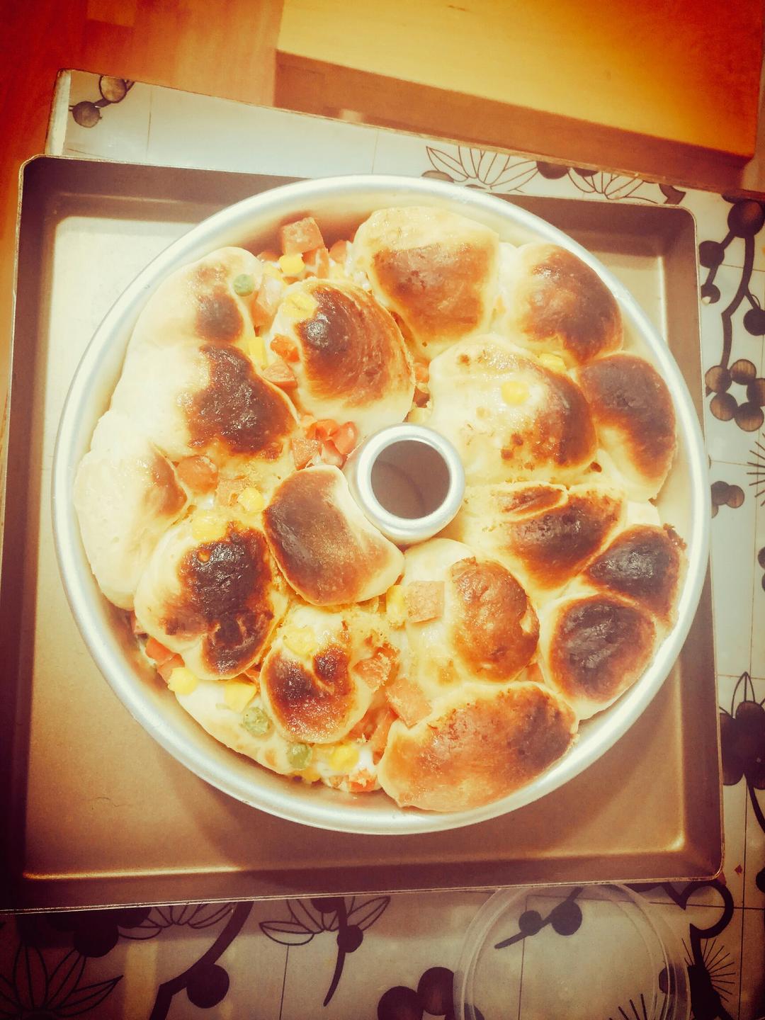 肉松手撕面包—超软会爆浆的面包哟