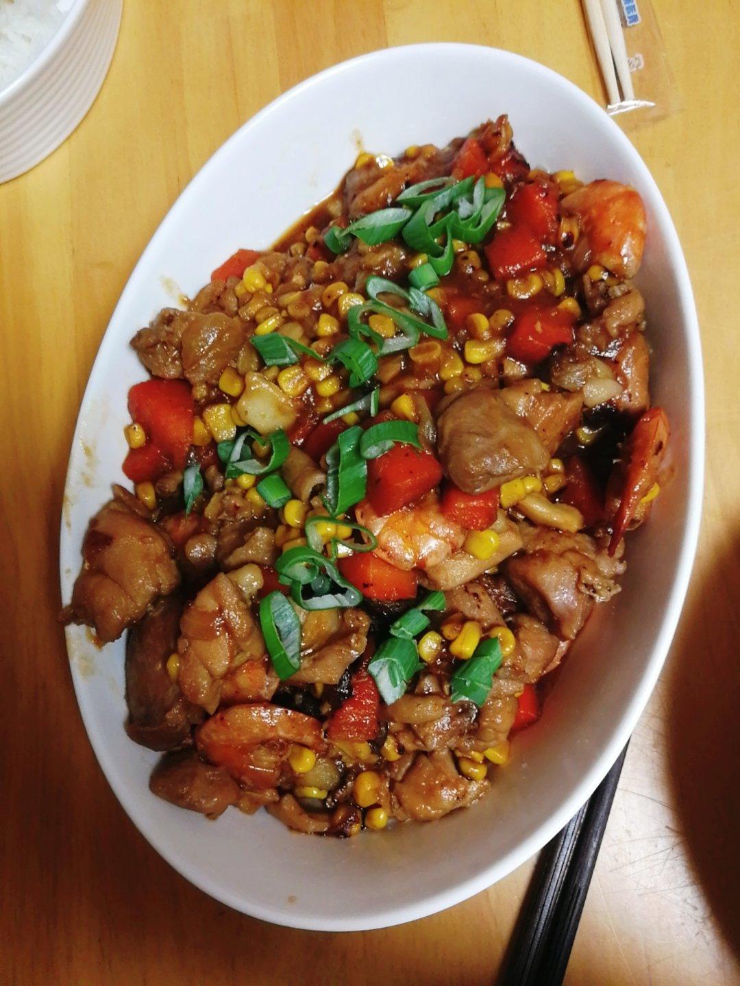 啤酒鲜虾鸡翅煲