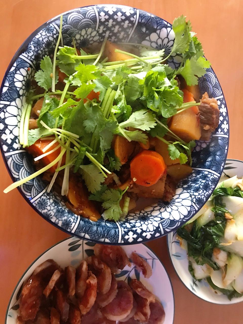 萝卜土豆牛腩（新手易成功）