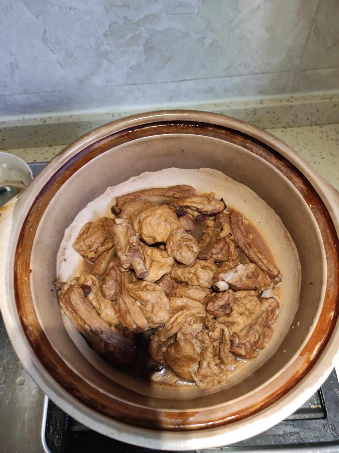 油豆腐红烧排骨