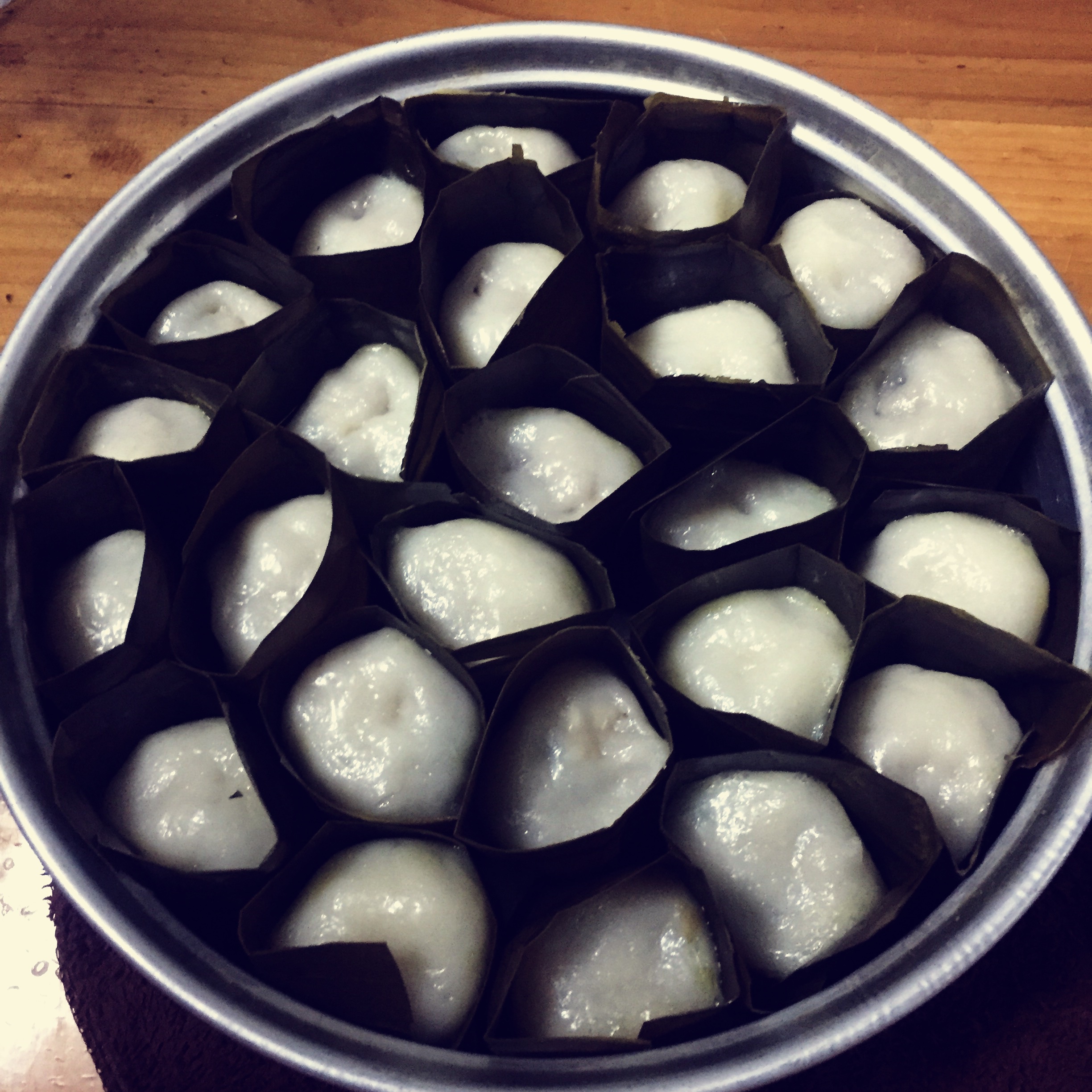 蕉叶咸味茶果