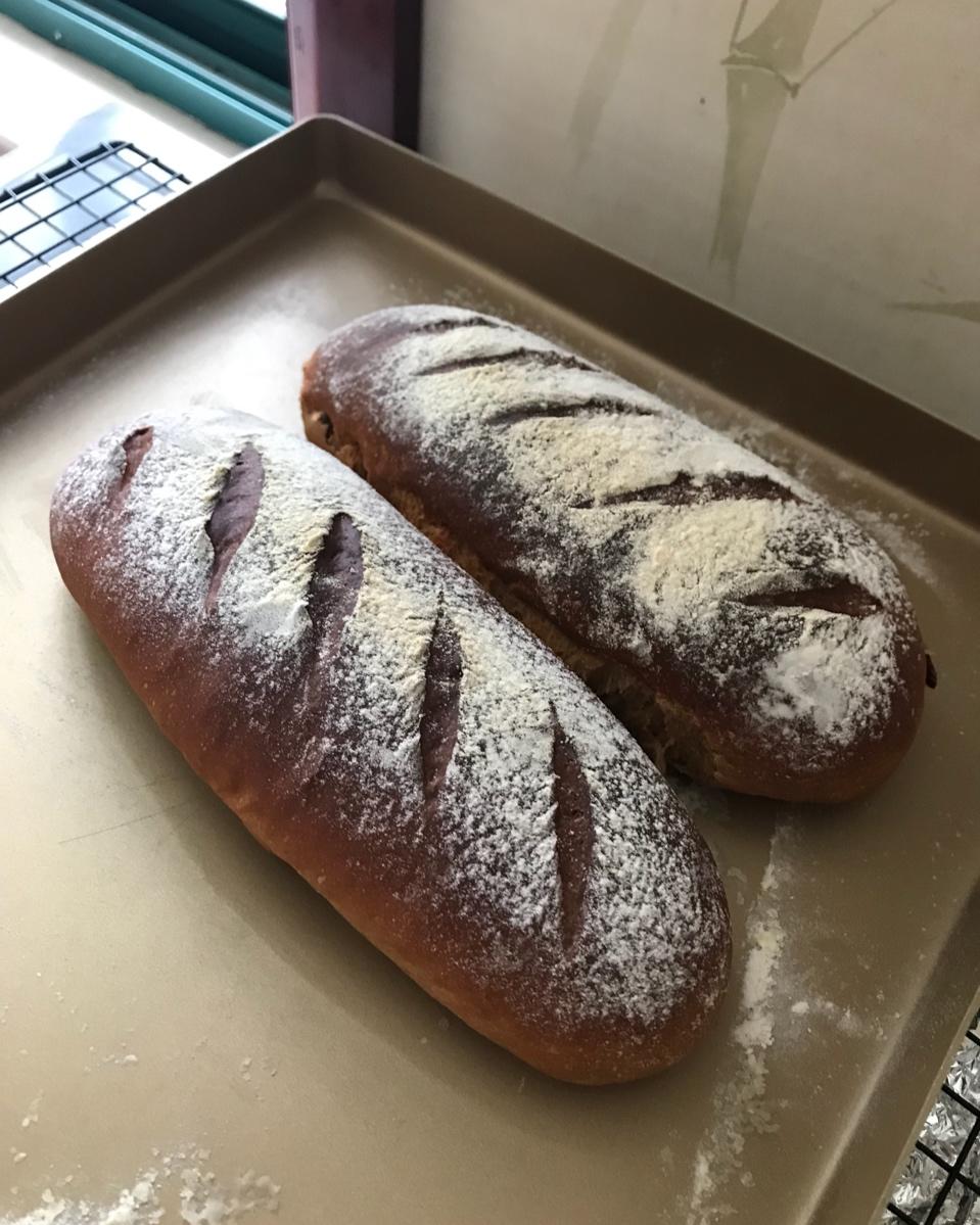 全麦红糖软欧包
