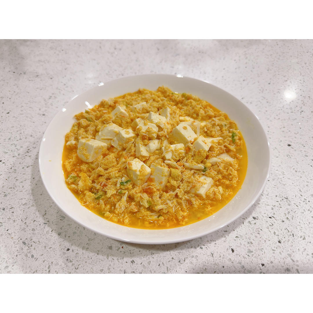 蟹粉烩豆腐