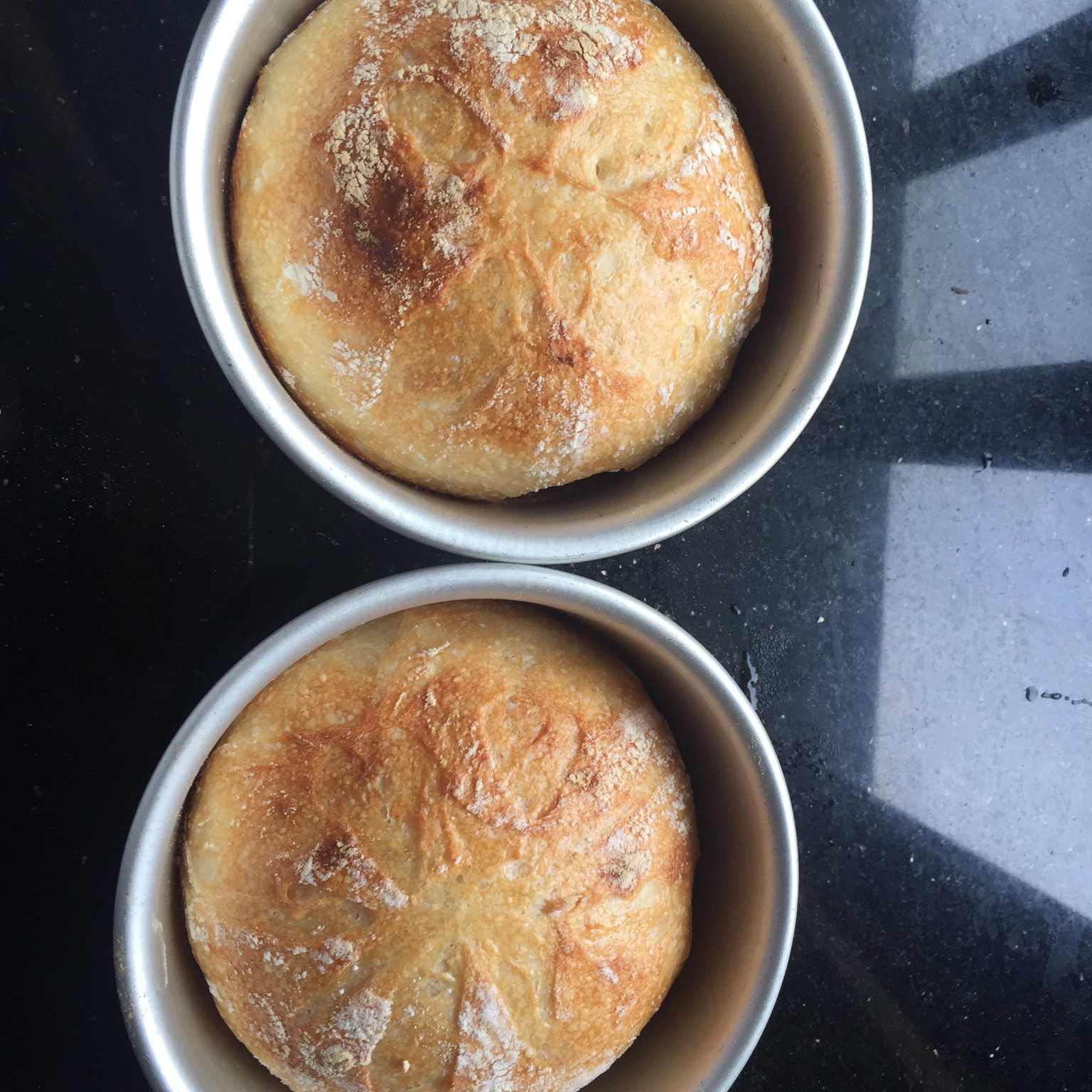 欧包/乡村面包-无油不用揉 No Knead Bread