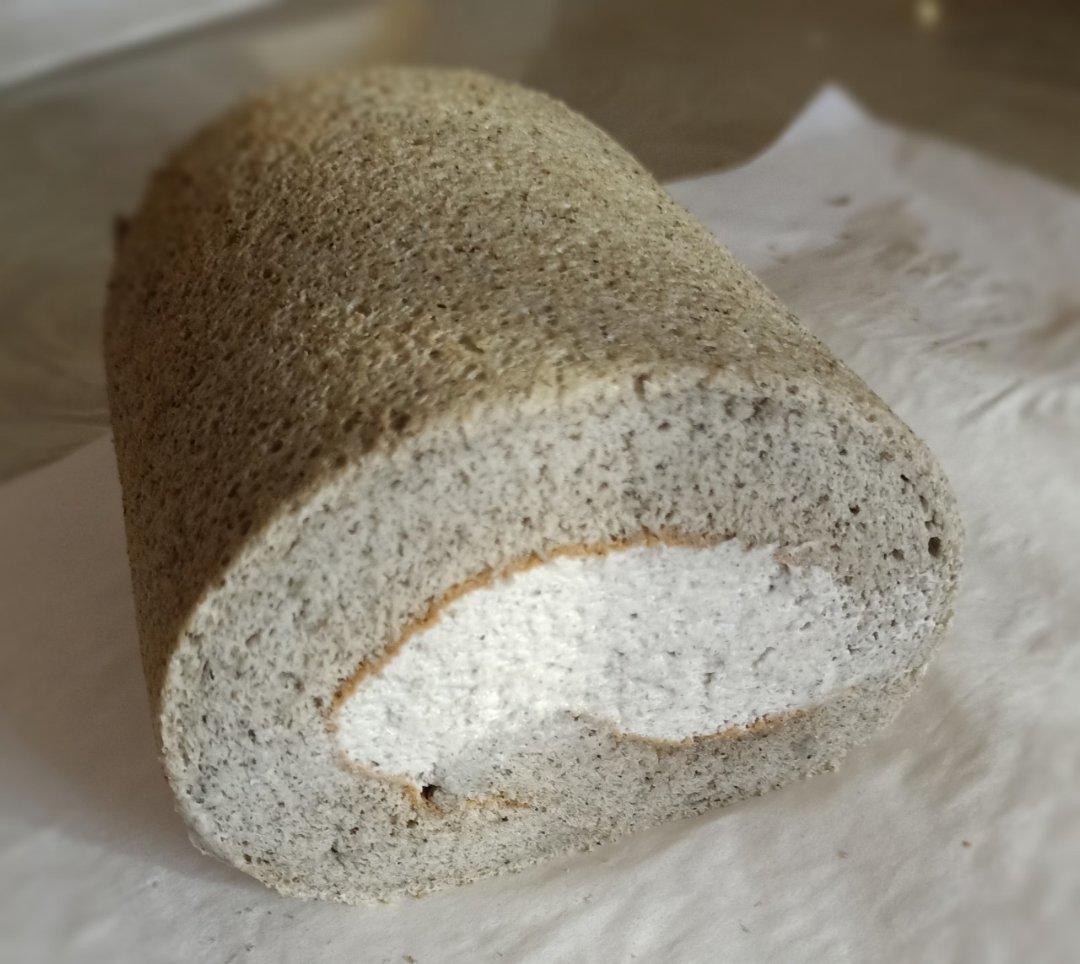 高级灰🌚黑芝麻蛋糕卷