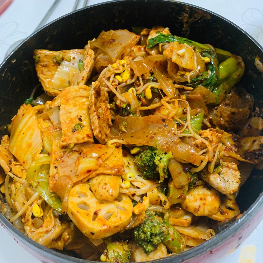 饕餮小孩做的麻辣拌抚顺家庭版