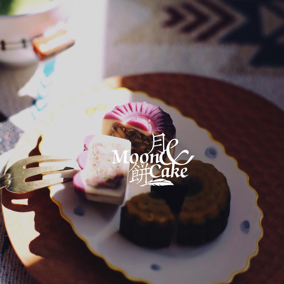 紫薯奶黄月饼（不需烤箱的月饼）