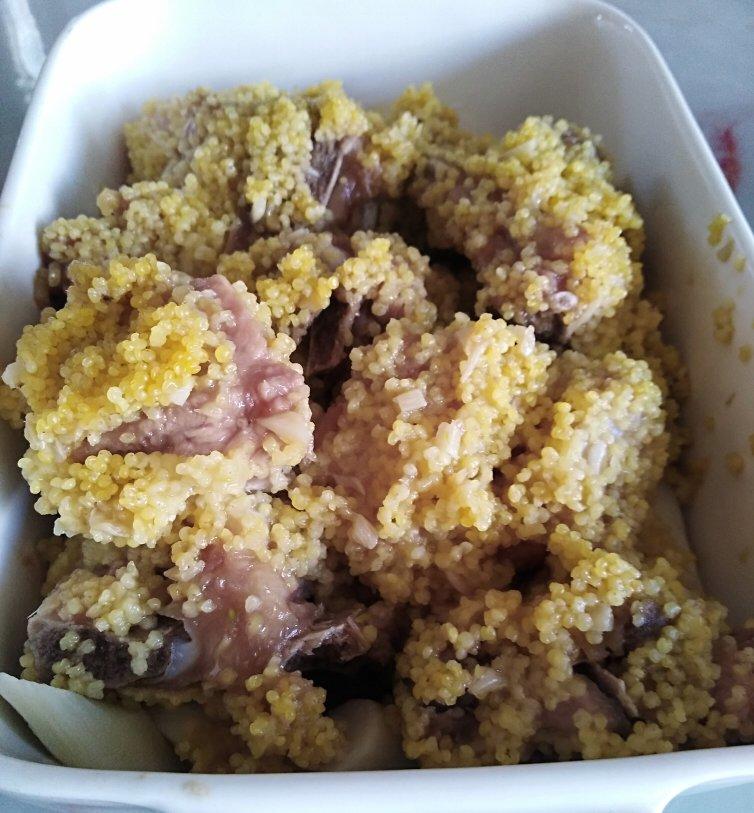 小米蒸排骨