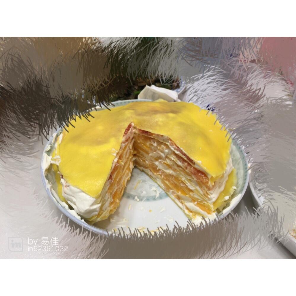 芒果千层蛋糕，100%成功告别煎皮无能
