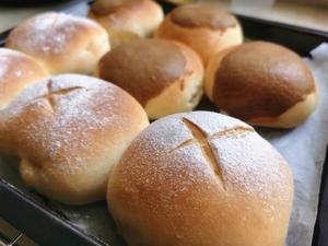 奶香云朵面包和咖啡面包（中种）的做法 步骤14