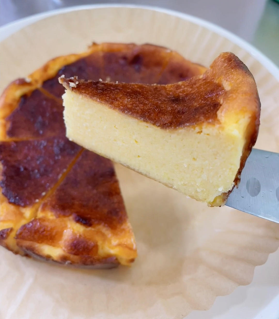 巴斯克芝士蛋糕『最简单的蛋糕』零失败🔥芝士控