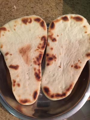印度黄油烤饼（面包机揉面）的做法 步骤9