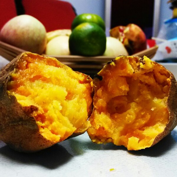 波妞—16做的微波炉烤红薯