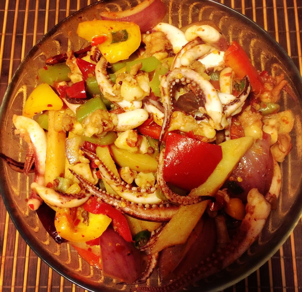 【什锦干锅鱿鱼图片】小富贵儿_下厨房