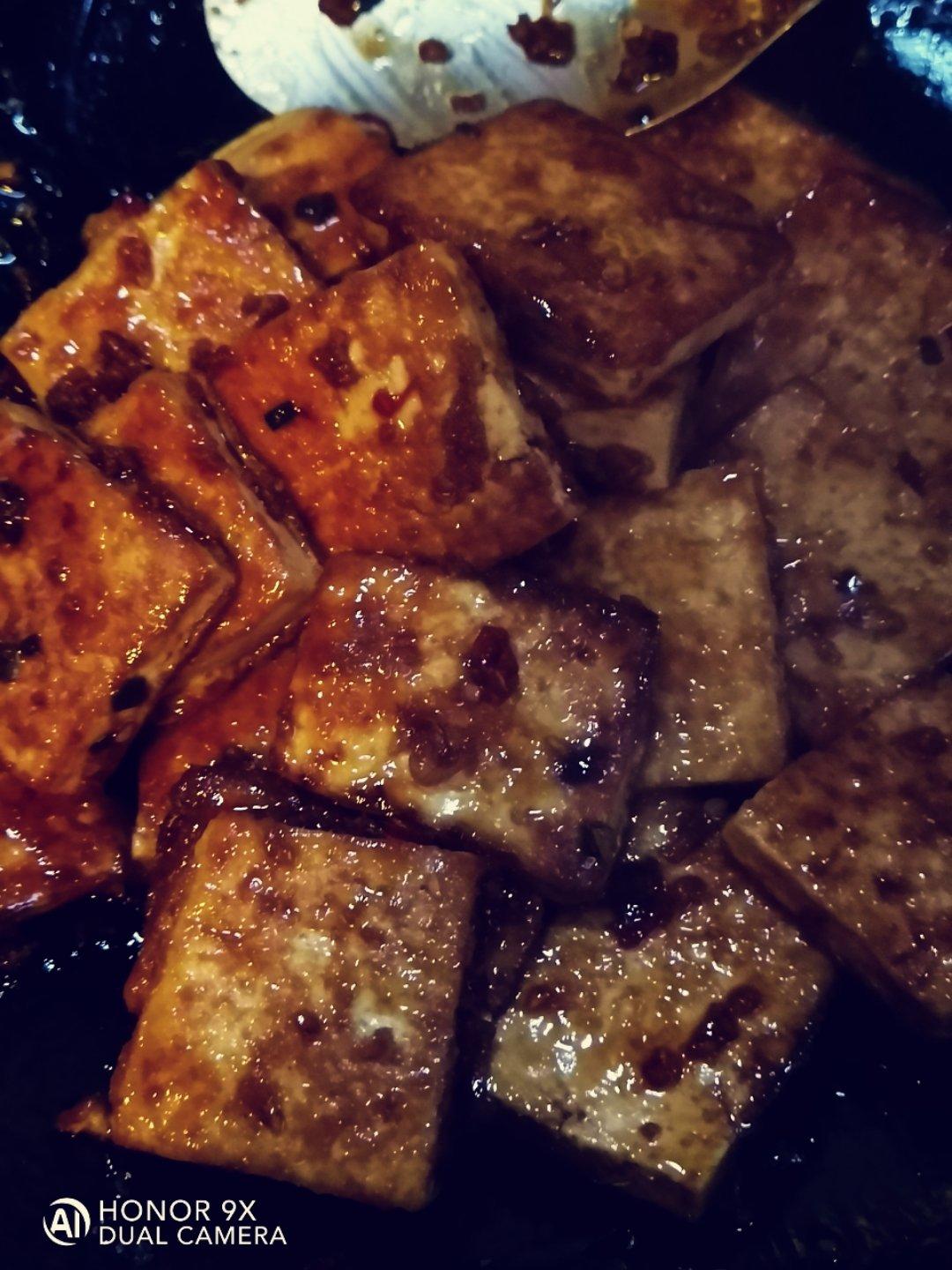 蒜香煎豆腐 炒鸡无敌美味