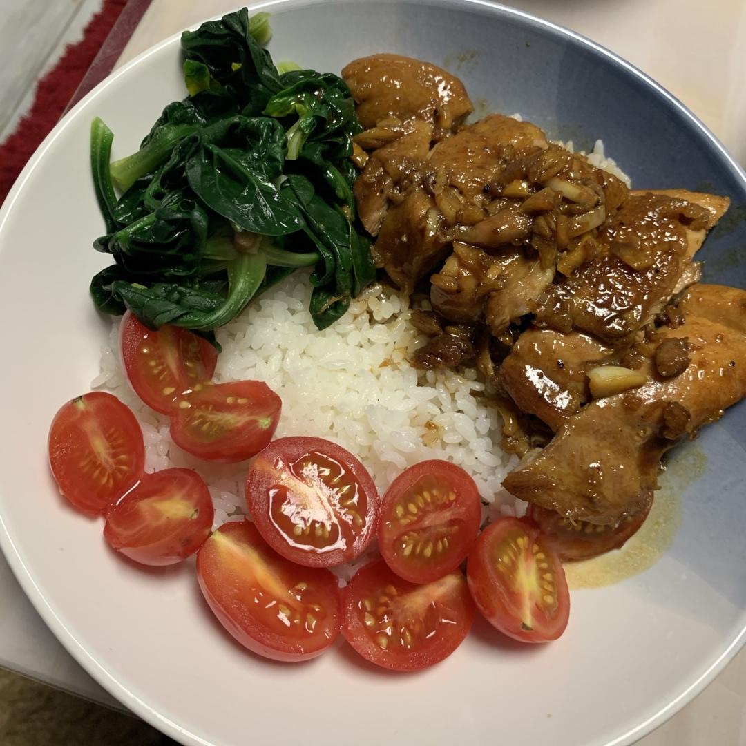 照烧鸡腿饭