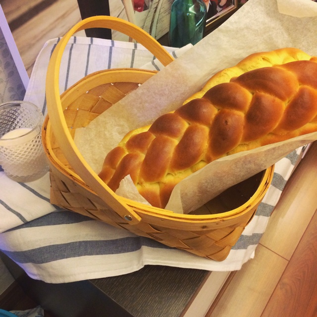 超简单大辫子面包