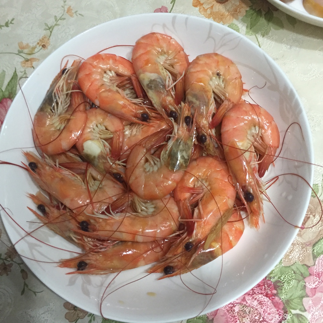 盐水煮虾