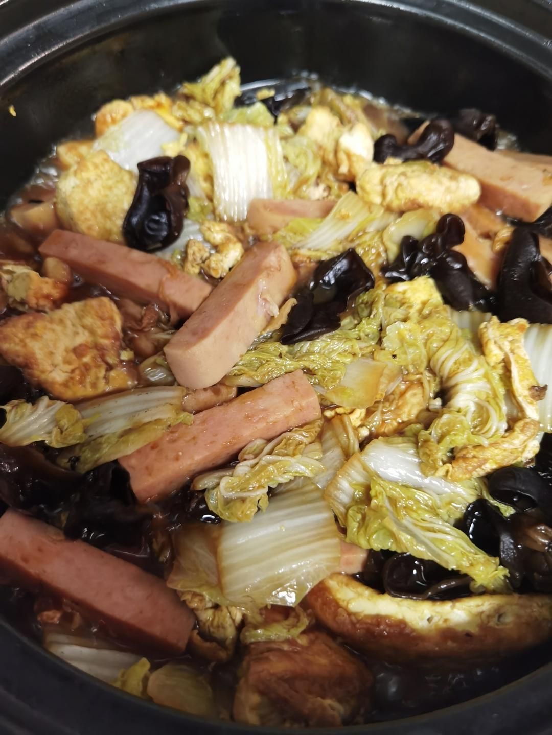 减脂餐｜白菜豆腐煲