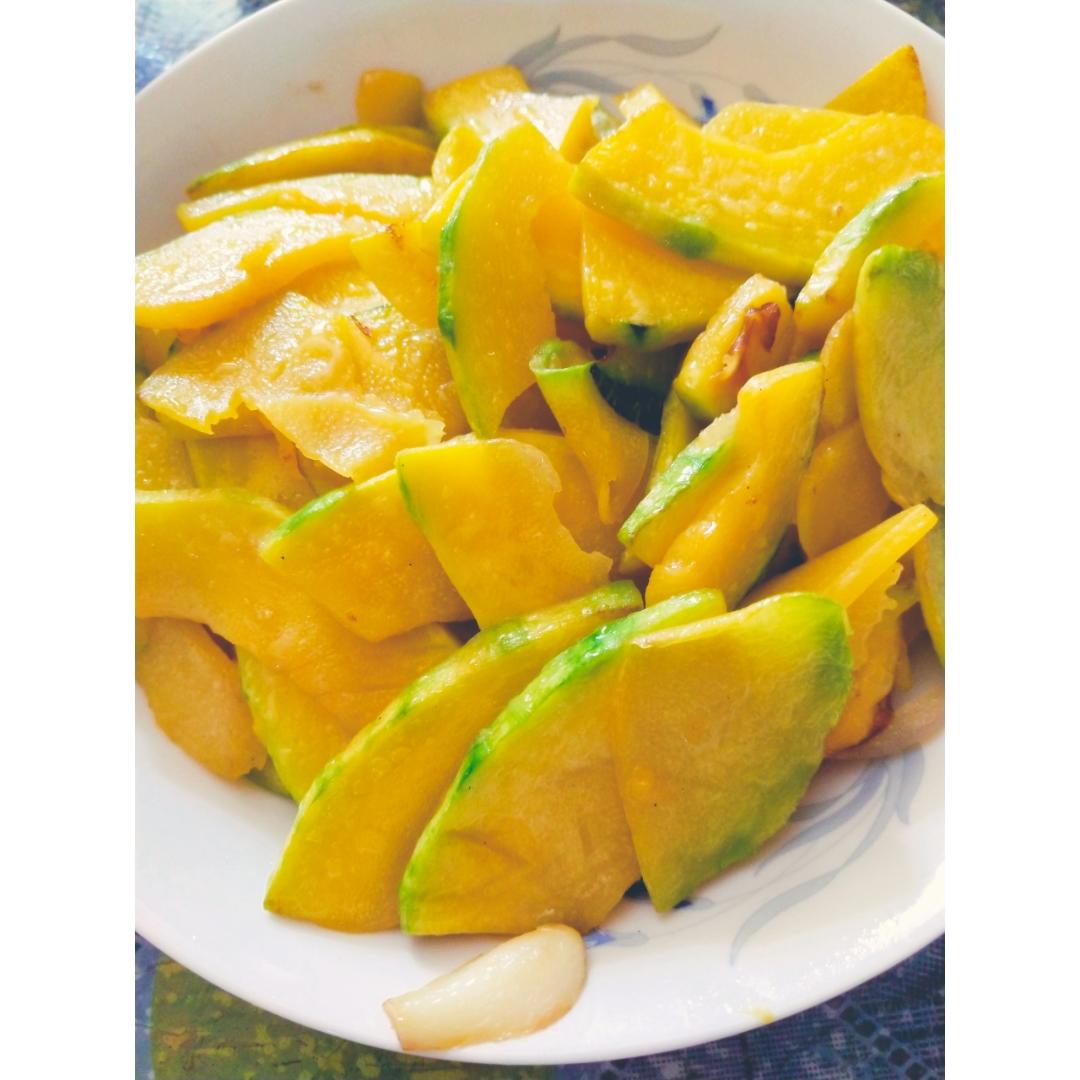 美丽的mjj做的清炒南瓜