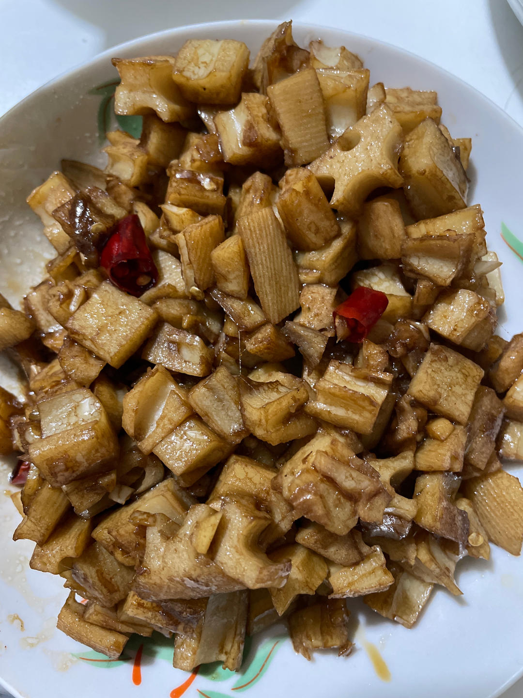 家常快手菜小炒藕丁真香