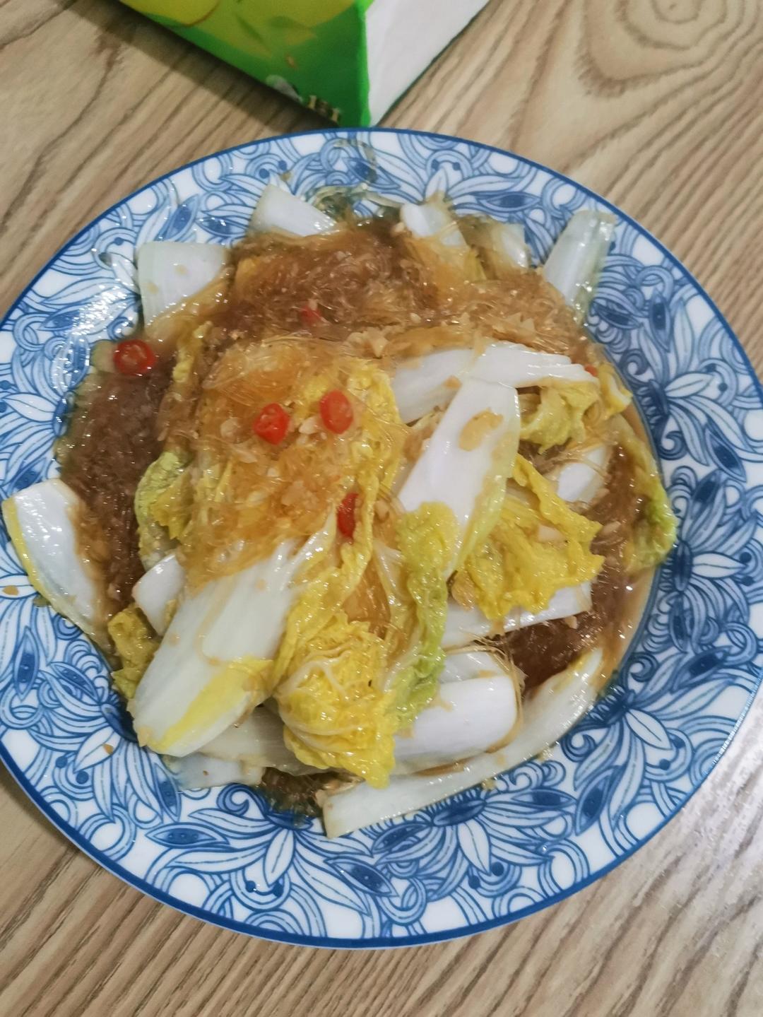 蒜蓉粉丝娃娃菜