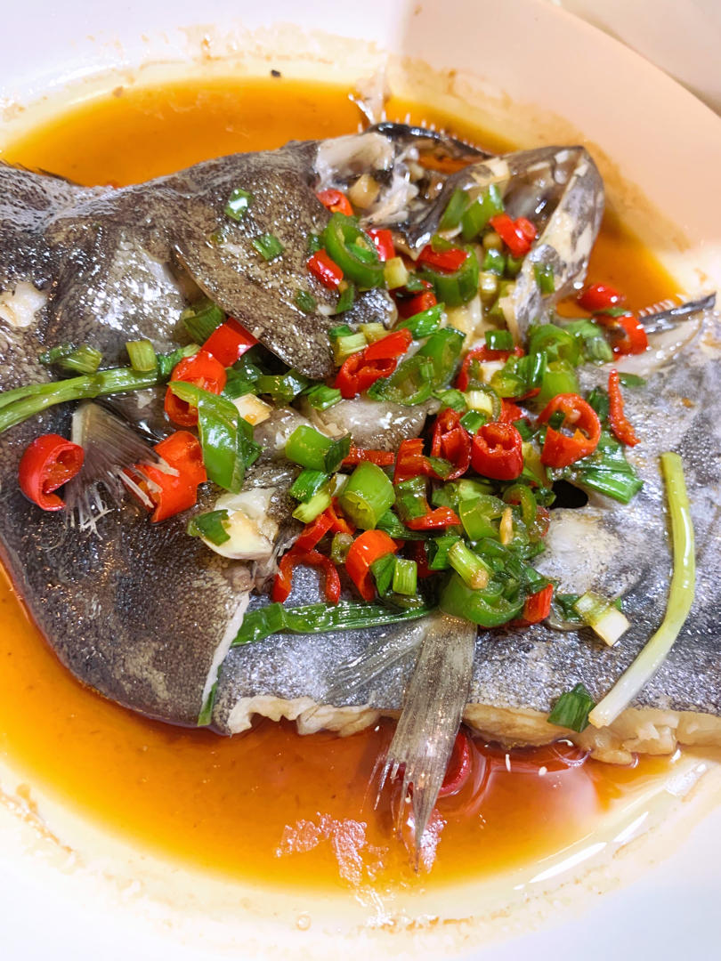 葱油鸦片鱼头