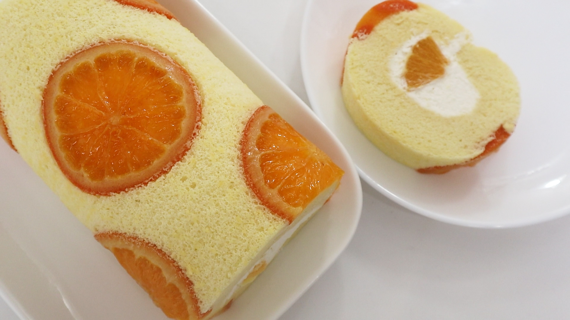 香橙味蛋糕卷