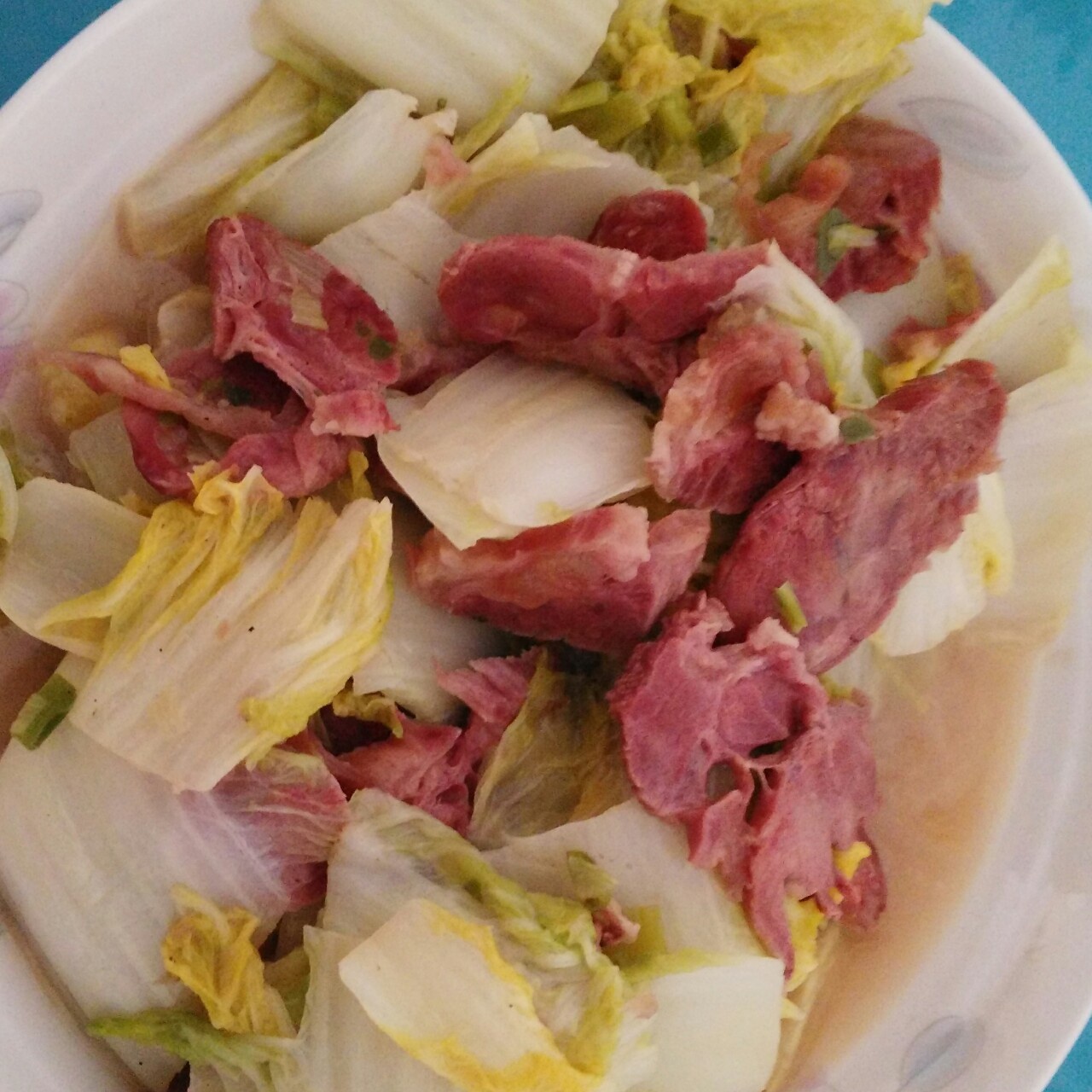 牛肉白菜炖粉条