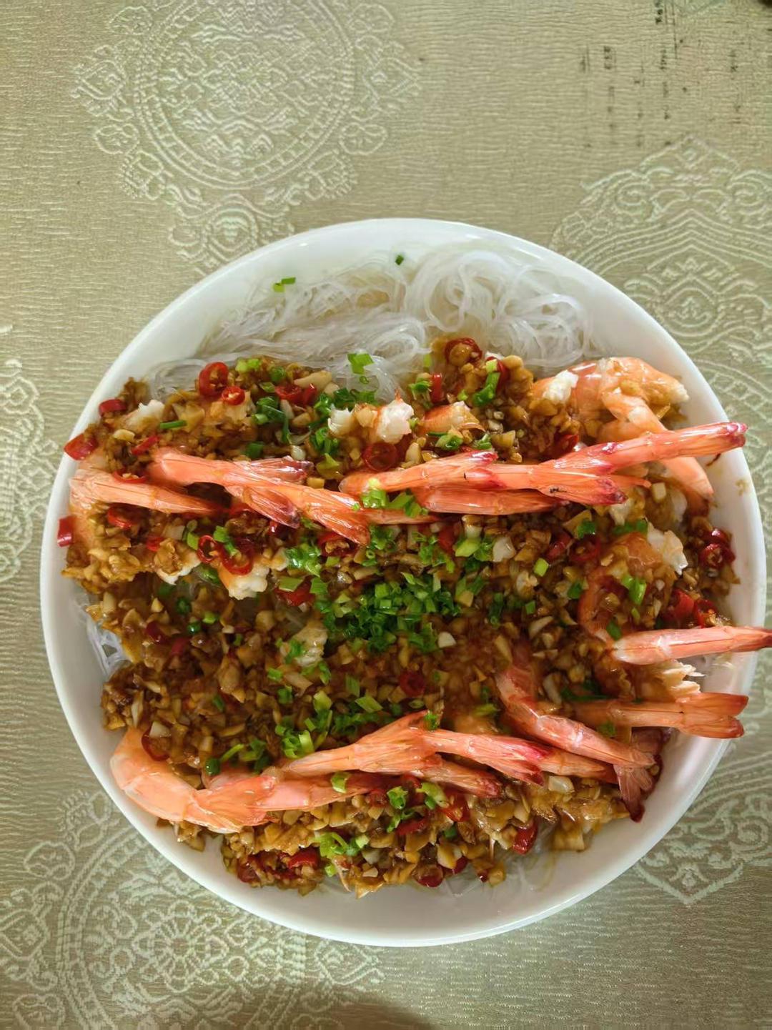 蒜蓉粉丝开背虾