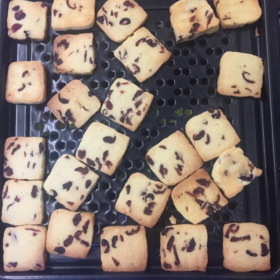 低糖少油版蔓越莓饼干