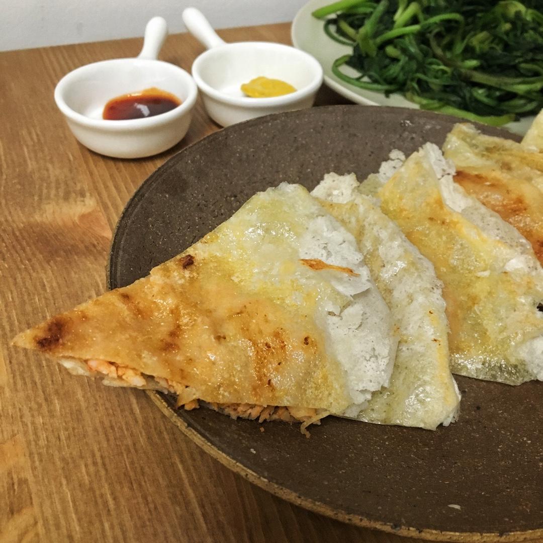 月亮虾饼