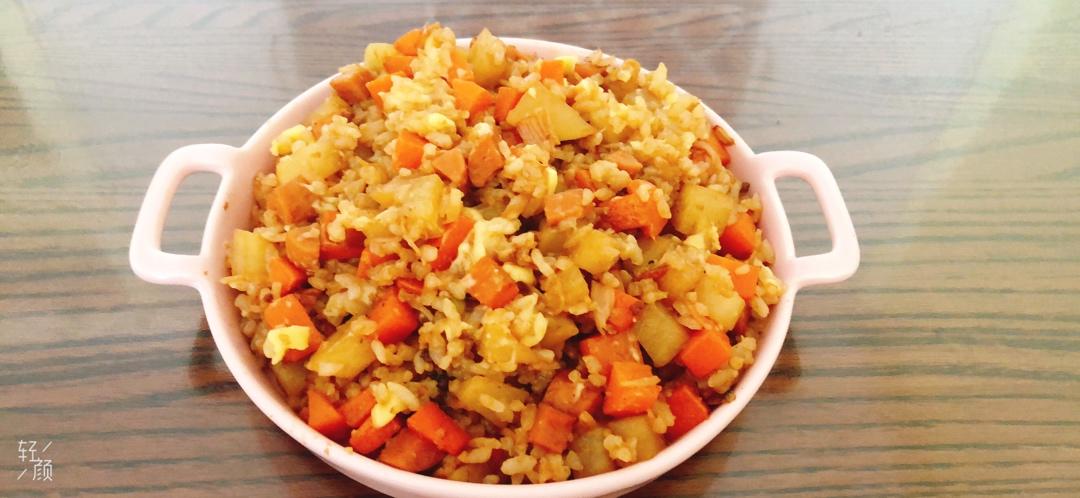 微波炉芝士焗饭